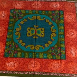 Vivid Colors Cotton Print Scarf